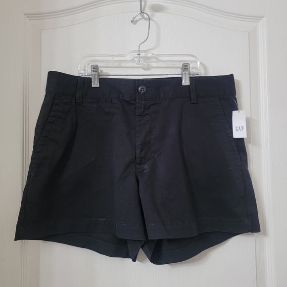 GAP Size 12 Black 3" Khaki Short, NEW with Tag - Picture 1 of 14